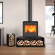 Denner Fire Печь камин Lumen Nest с дровником