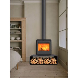 Denner Fire Печь камин Lumen Nest с дровником