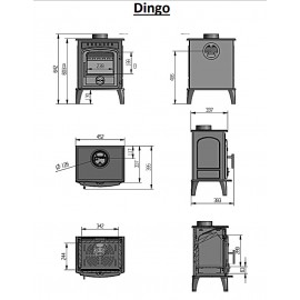 FireBird Печь-камин Dingo 5 кВт
